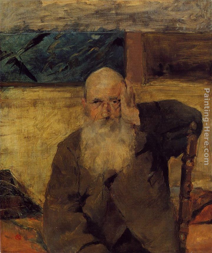 Old Man at Celeyran painting - Henri de Toulouse-Lautrec Old Man at Celeyran art painting